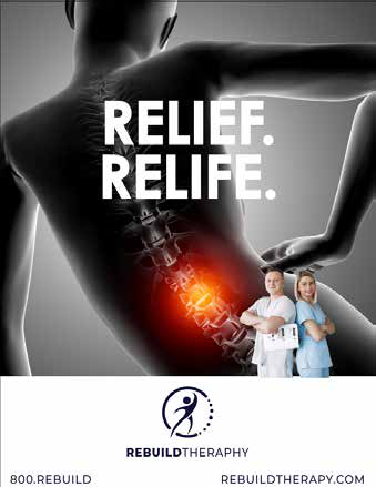 Rebuilt Therapy campaign — relief, re-life