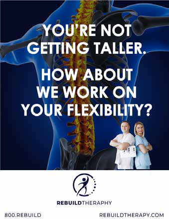 Rebuilt Therapy campaign — you're not getting taller, how about we work on your flexibility